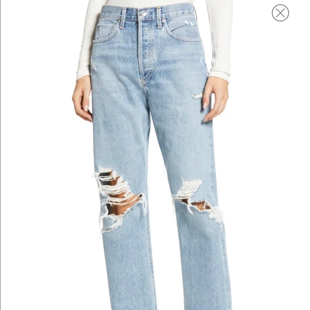 90s Mid Rise Loose Fit Jeans